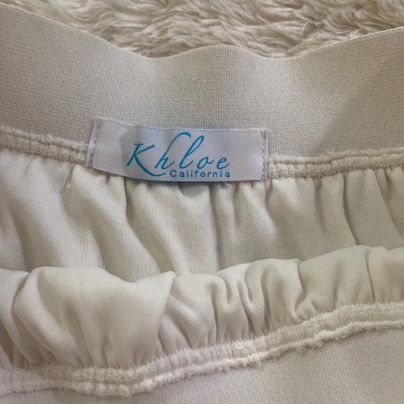 White Maxi Skirt with white lace detailing, size S - Picture 4 of 4